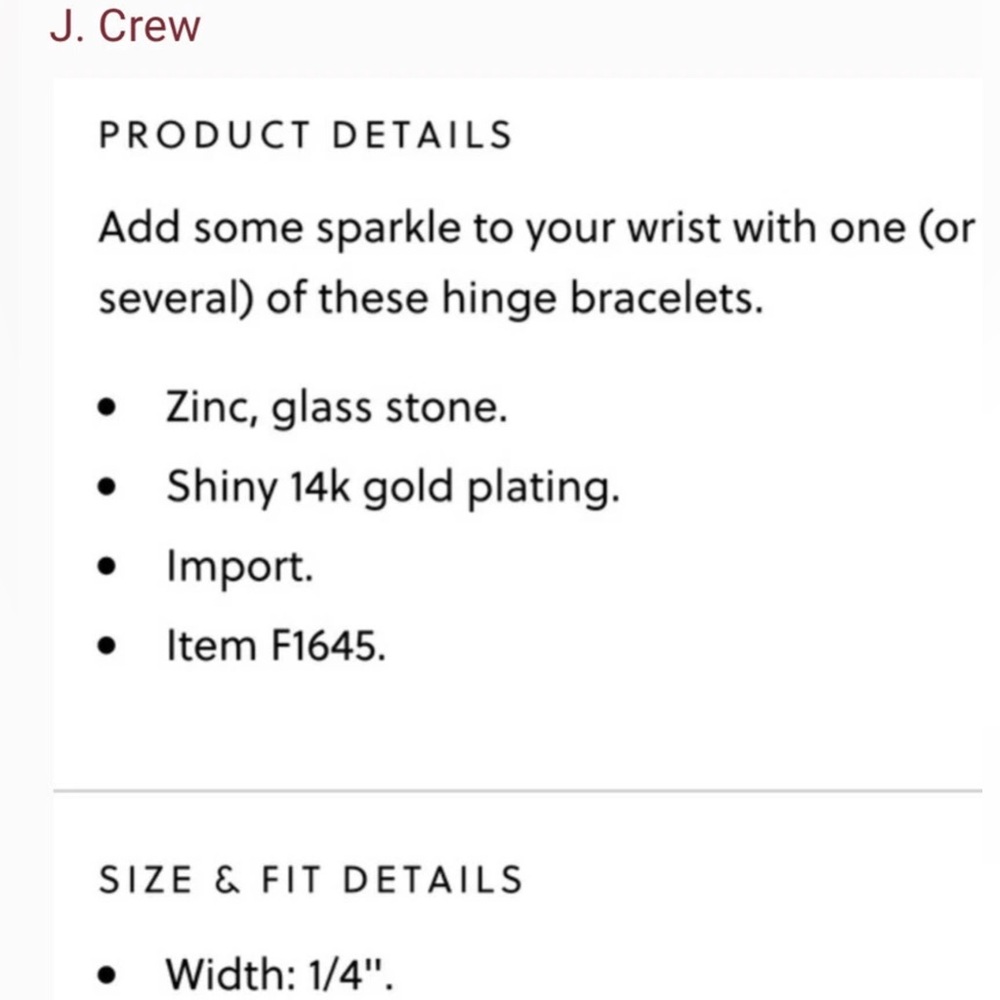J.Crew J Crew Neon Pave sparkle Hinged Bracelet 1590 - Picture 8 of 8